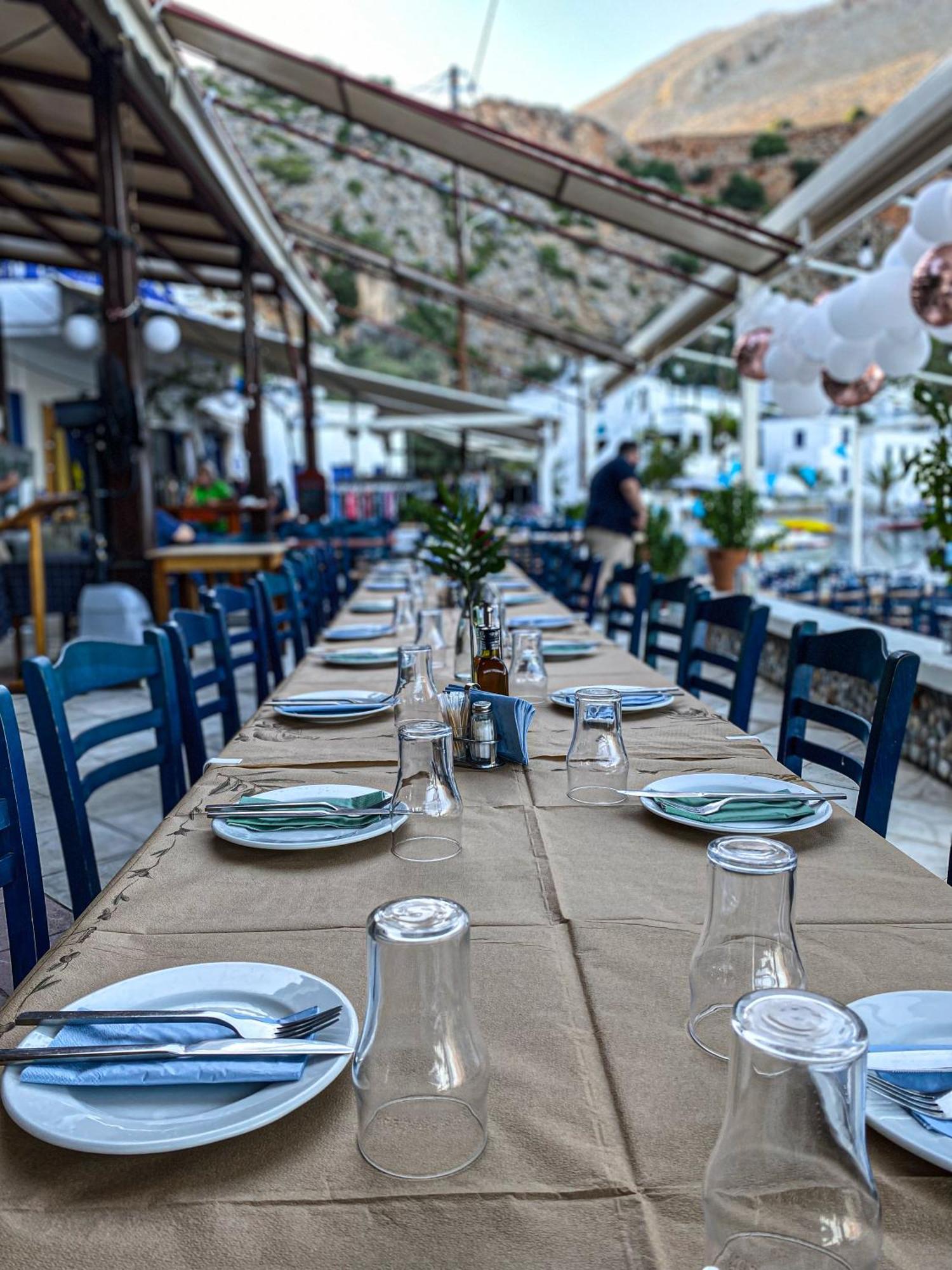 The Blue House Hotel Loutro Buitenkant foto